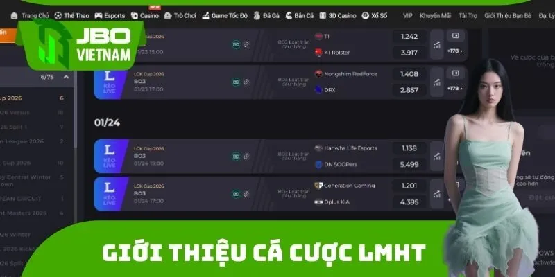 Giới thiệu cá cược Liên Minh Huyền Thoại